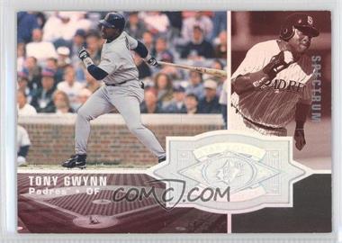 1998 SPx Finite - [Base] - Spectrum #163 - Tony Gwynn /1750