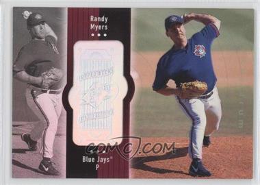 1998 SPx Finite - [Base] - Spectrum #329 - Randy Myers /2250