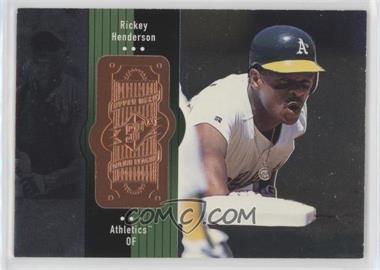 1998 SPx Finite - [Base] #110 - Rickey Henderson /9000