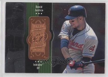 1998 SPx Finite - [Base] #74 - David Justice /9000