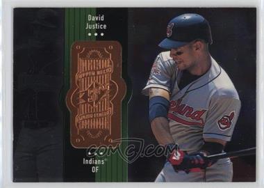 1998 SPx Finite - [Base] #74 - David Justice /9000