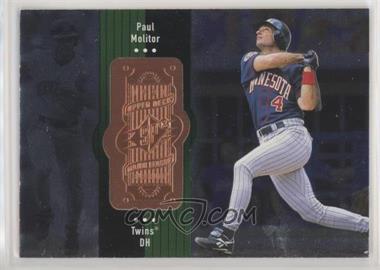 1998 SPx Finite - [Base] #95 - Paul Molitor /9000