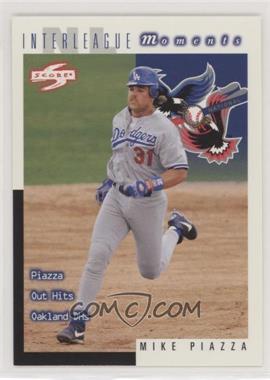 1998 Score - [Base] #259 - Interleague Moments - Mike Piazza