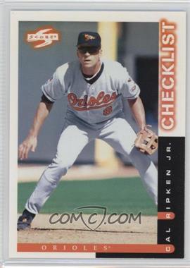 1998 Score - [Base] #268 - Checklist - Cal Ripken Jr.