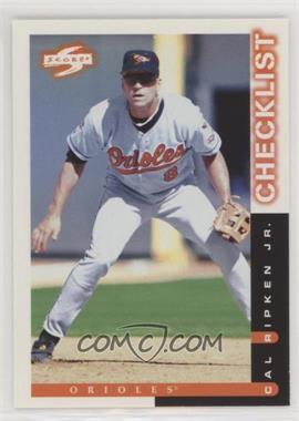 1998 Score - [Base] #268 - Checklist - Cal Ripken Jr.