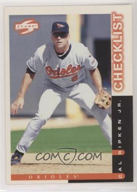 1998 Score - [Base] #268 - Checklist - Cal Ripken Jr.