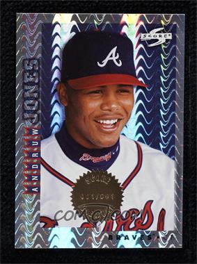 1998 Score Rookie Traded - [Base] - Artist's Proof One of One #RTPP18 - Andruw Jones /1