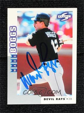 1998 Score Rookie Traded - [Base] #RT174 - Wade Boggs [JSA Certified COA Sticker]