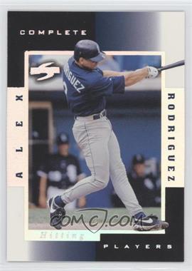 1998 Score Rookie Traded - Complete Players - Sample #3B - Alex Rodriguez