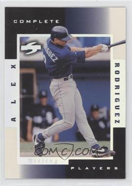 1998 Score Rookie Traded - Complete Players - Sample #3B - Alex Rodriguez
