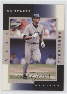 1998 Score Rookie Traded - Complete Players #3C - Alex Rodriguez