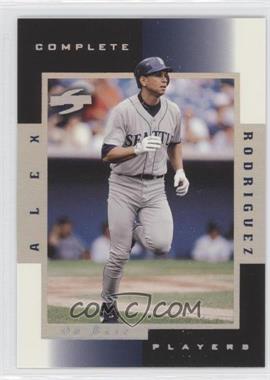1998 Score Rookie Traded - Complete Players #3C - Alex Rodriguez