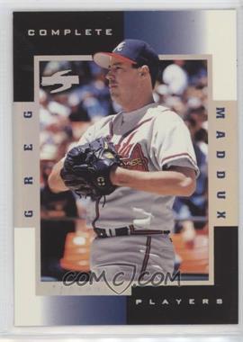 1998 Score Rookie Traded - Complete Players #6A - Greg Maddux