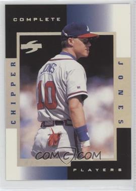 1998 Score Rookie Traded - Complete Players #9A - Chipper Jones