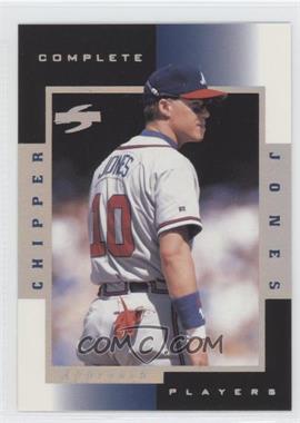 1998 Score Rookie Traded - Complete Players #9A - Chipper Jones