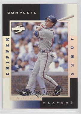 1998 Score Rookie Traded - Complete Players #9B - Chipper Jones