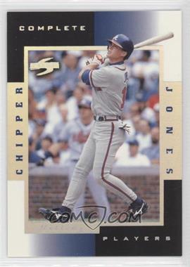 1998 Score Rookie Traded - Complete Players #9B - Chipper Jones