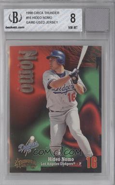 1998 Skybox Circa Thunder - [Base] #16 - Hideo Nomo [BGS 8 NM‑MT]