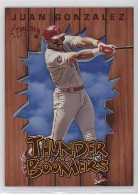 1998 Skybox Circa Thunder - Thunder Boomers #5 TB - Juan Gonzalez