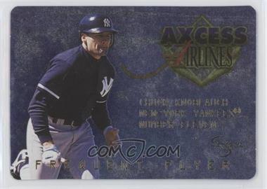 1998 Skybox Dugout Axcess - Axcess Airlines Frequent Flyer #FF3 - Chuck Knoblauch