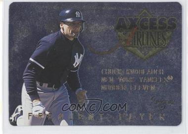 1998 Skybox Dugout Axcess - Axcess Airlines Frequent Flyer #FF3 - Chuck Knoblauch