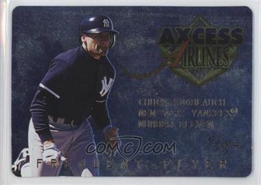 1998 Skybox Dugout Axcess - Axcess Airlines Frequent Flyer #FF3 - Chuck Knoblauch