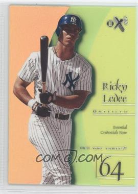 1998 Skybox EX 2001 - [Base] - Essential Credentials Now #90 - Ricky Ledee /90