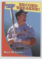 Mark McGwire (Record Breaker Front, Stat Back)