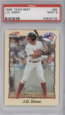 1998 Team Best/Best - [Base] #65 - J.D. Drew [PSA 9 MINT]