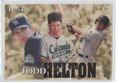 1998 Team Best/Best - Player of the Year Promotionals #4 - Todd Helton