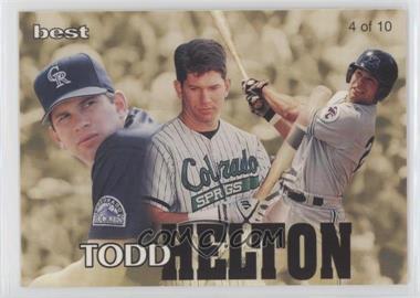 1998 Team Best/Best - Player of the Year Promotionals #4 - Todd Helton