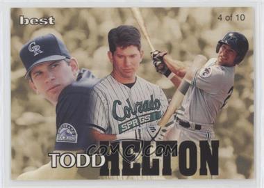 1998 Team Best/Best - Player of the Year Promotionals #4 - Todd Helton