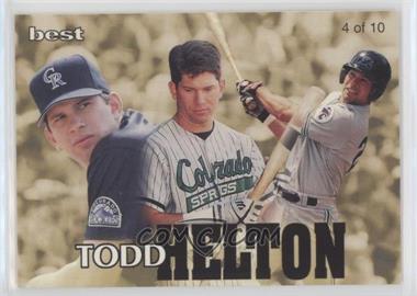 1998 Team Best/Best - Player of the Year Promotionals #4 - Todd Helton