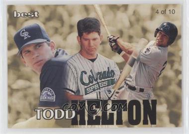 1998 Team Best/Best - Player of the Year Promotionals #4 - Todd Helton