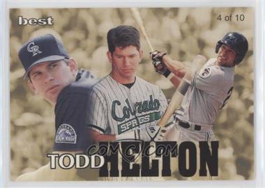 1998 Team Best/Best - Player of the Year Promotionals #4 - Todd Helton