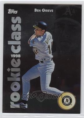 1998 Topps - 1998 Rookie Class #R10 - Ben Grieve