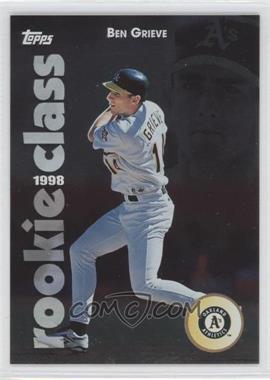 1998 Topps - 1998 Rookie Class #R10 - Ben Grieve