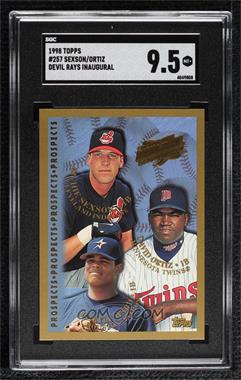 1998 Topps - [Base] - Inaugural Tampa Bay Devil Rays #257 - Prospects - Richie Sexson, David Ortiz, Daryle Ward [SGC 9.5 Mint+]