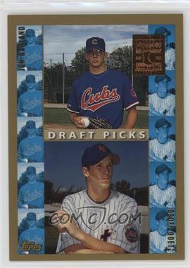 1998 Topps - [Base] - Minted in Cooperstown #245 - Draft Picks - Jon Garland, Geoff Goetz