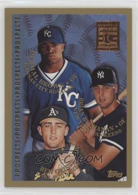 1998 Topps - [Base] - Minted in Cooperstown #255 - Prospects - Ben Grieve, Dermal Brown, Brian Buchanan