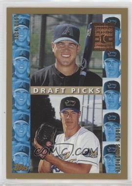 1998 Topps - [Base] - Minted in Cooperstown #495 - Draft Picks - Jack Cust, Jason Standridge