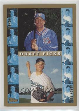 1998 Topps - [Base] #247 - Draft Picks - Aaron Akin, Vernon Wells [Noted]