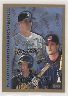 1998 Topps - [Base] #262 - Prospects - Eric Chavez, Russ Johnson, Russell Branyan