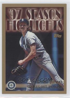 1998 Topps - [Base] #265 - Season Highlights - Randy Johnson