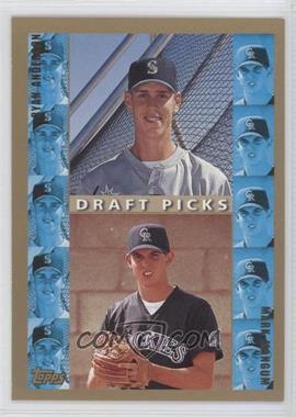 1998 Topps - [Base] #491 - Draft Picks - Ryan Anderson, Mark Mangum