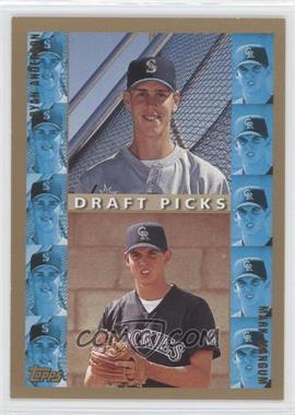 1998 Topps - [Base] #491 - Draft Picks - Ryan Anderson, Mark Mangum