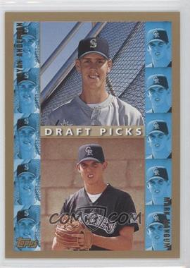 1998 Topps - [Base] #491 - Draft Picks - Ryan Anderson, Mark Mangum