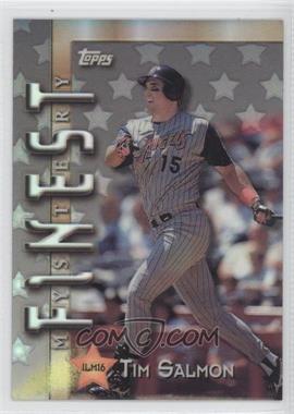 1998 Topps - Interleague Match-Ups Mystery Finest - Refractors #ILM16 - Tim Salmon, Mike Piazza, Jim Edmonds, Eric Karros