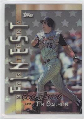 1998 Topps - Interleague Match-Ups Mystery Finest - Refractors #ILM16 - Tim Salmon, Mike Piazza, Jim Edmonds, Eric Karros