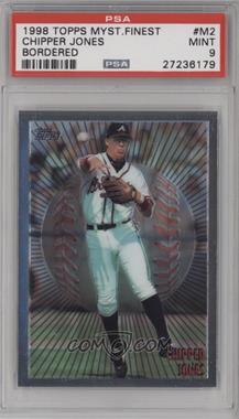 1998 Topps - Mystery Finest - Bordered #M2 - Chipper Jones [PSA 9 MINT]